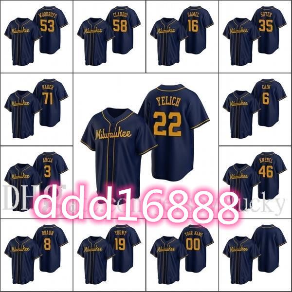 milwaukee\rbrewers baseball jerseys men #3 orlando arcia 8 ryan braun 22 christian yelich custom women youth navy\rreplica\ralternate, Blue;black
milwaukee\rbrewers baseball jerseys men #3 orlando arcia 8 ryan braun 22 christian yelich custom women youth navy\rreplica\ralternate, Blue;black