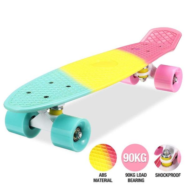 inches four-wheel street long skate board 50kg load shockproof mini cruiser skateboard longboard for children 3color in skateboarding
inches four-wheel street long skate board 50kg load shockproof mini cruiser skateboard longboard for children 3color in skateboarding