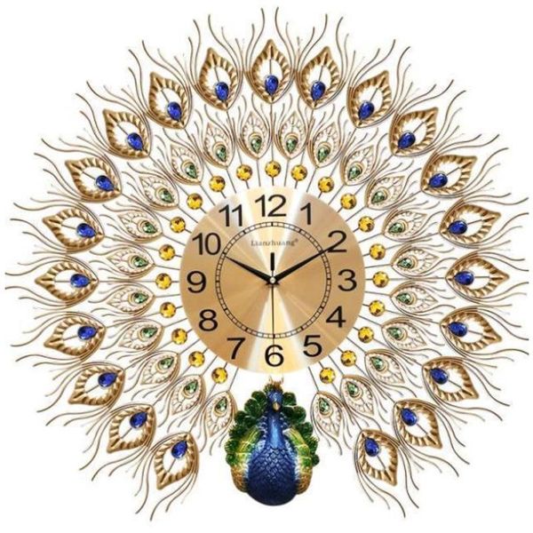 heat chinese creative simple 3d peacock wall clock modern home living room mute fashion decorative quartz clocks
heat chinese creative simple 3d peacock wall clock modern home living room mute fashion decorative quartz clocks