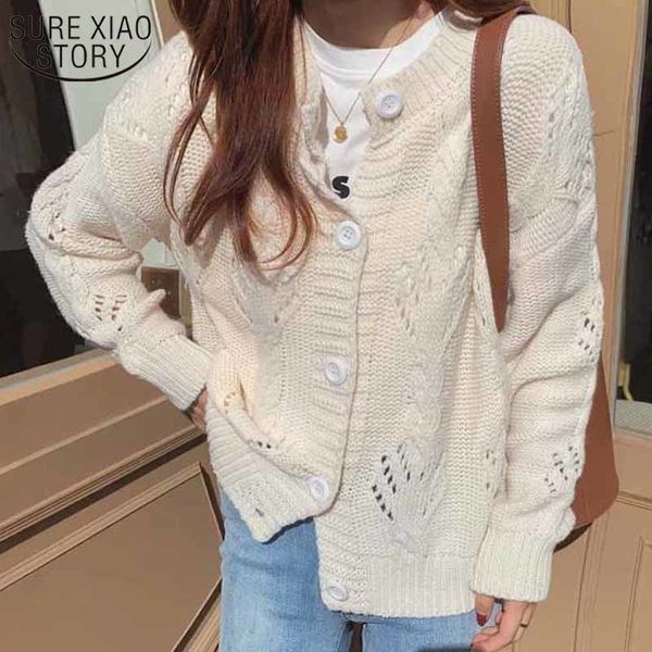 cardigan o-neck solid early autumn fashion sweet hollow out sweaters loose twist knitted jumper sweater women pull femme 11631 210415, White;black
cardigan o-neck solid early autumn fashion sweet hollow out sweaters loose twist knitted jumper sweater women pull femme 11631 210415, White;black
