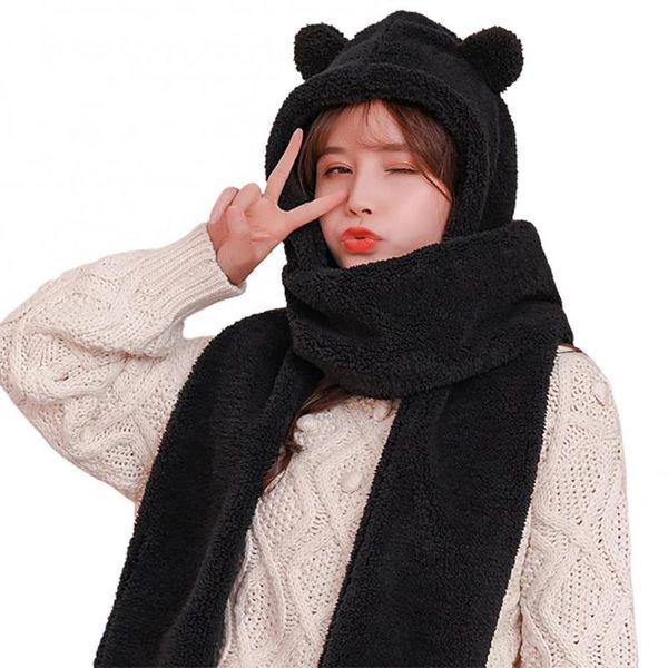 beanie/skull caps ele-choices women winter warm plush solid color bear ear design scarf hat cap earflap set for daily, Blue;gray
beanie/skull caps ele-choices women winter warm plush solid color bear ear design scarf hat cap earflap set for daily, Blue;gray