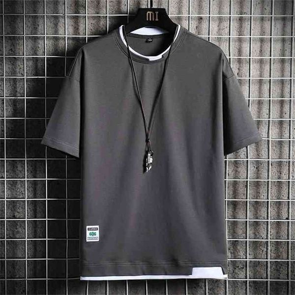 summer t-shirt fashion clothing solid color pure cotton short-sleeved round neck casual slim block 210716, White;black
summer t-shirt fashion clothing solid color pure cotton short-sleeved round neck casual slim block 210716, White;black