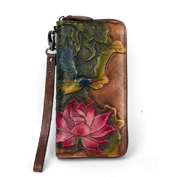 wallets vintage women wristband clutch wallet women's long zipper cell phone ladies purse flower engraved genuine cow leather, Red;black
wallets vintage women wristband clutch wallet women's long zipper cell phone ladies purse flower engraved genuine cow leather, Red;black