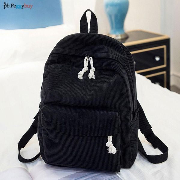school bags casual corduroy backpack simple solid color travel rucksack large capacity knapsack book bag
school bags casual corduroy backpack simple solid color travel rucksack large capacity knapsack book bag