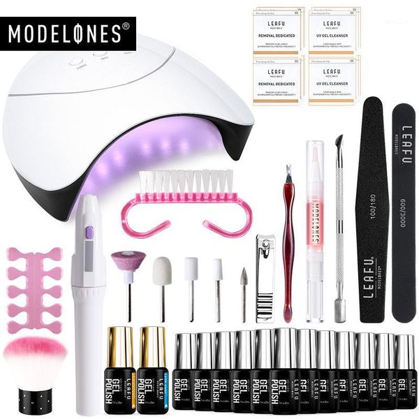 modelones 36w led lamp nail art tools set electric drill manicure kits any 6/8/10/12 colors semi permanent gel polish kits1
modelones 36w led lamp nail art tools set electric drill manicure kits any 6/8/10/12 colors semi permanent gel polish kits1