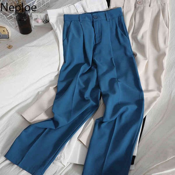 neploe high waist suit pants women's spring simple all match solid casual trousers korean straight pantalon new bottoms 4l202 210422, Black;white
neploe high waist suit pants women's spring simple all match solid casual trousers korean straight pantalon new bottoms 4l202 210422, Black;white