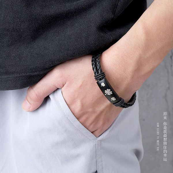 link, chain yunao jewelry personality titanium steel temperament bracelet couple fashion geometric selling, Black
link, chain yunao jewelry personality titanium steel temperament bracelet couple fashion geometric selling, Black