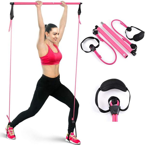 resistance bands yoga sport rope adjustable pilates bar kit gym workout stick exercise with band body building puller
resistance bands yoga sport rope adjustable pilates bar kit gym workout stick exercise with band body building puller