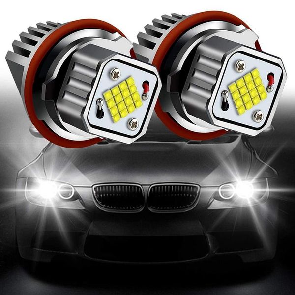 2pc white angel eyes halo ring marker light led bulb headlight 80w 6000k for - 1 5 7 series x3 x5 e39 e53 e60 e66 e87 car headlights
2pc white angel eyes halo ring marker light led bulb headlight 80w 6000k for - 1 5 7 series x3 x5 e39 e53 e60 e66 e87 car headlights