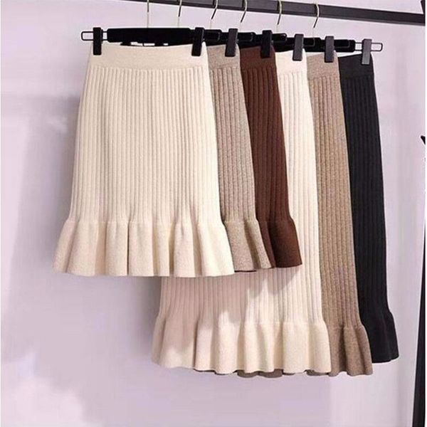 skirts 2021 thick warm women ruffled skirt stretch knitted wool fabric woman bottomwear selling winter autumn knitting, Black
skirts 2021 thick warm women ruffled skirt stretch knitted wool fabric woman bottomwear selling winter autumn knitting, Black