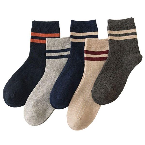 pairs/lot wenlyshine 5 colors young boy male fashion two stripe sox korean style autumn winter happy socks gifts for men men's, Black
pairs/lot wenlyshine 5 colors young boy male fashion two stripe sox korean style autumn winter happy socks gifts for men men's, Black