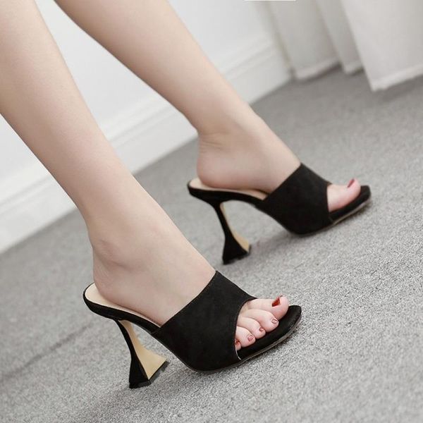 slippers size 35-42 woman summer square head serpentine sandals fashion wine glass mules high heels slipper shoes, Black
slippers size 35-42 woman summer square head serpentine sandals fashion wine glass mules high heels slipper shoes, Black
