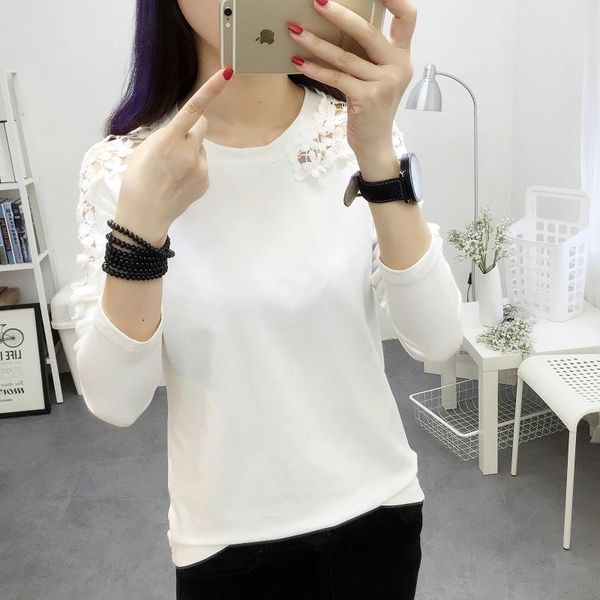 women's t-shirt harajuku solid lace patchwork t shirt autumn long sleeve casual slim korean ulzzang women t-shirts white female
women's t-shirt harajuku solid lace patchwork t shirt autumn long sleeve casual slim korean ulzzang women t-shirts white female