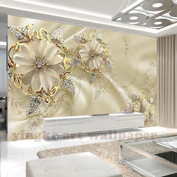 wallpapers po 3d mural wallpaper european style diamond jewelry golden flowers backdrop decor modern art wall painting living room
wallpapers po 3d mural wallpaper european style diamond jewelry golden flowers backdrop decor modern art wall painting living room