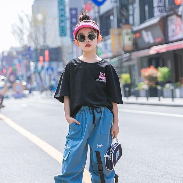 clothing sets girls' summer suit 2021 net red foreign style children's short sleeve sports two piece set 7-79, White
clothing sets girls' summer suit 2021 net red foreign style children's short sleeve sports two piece set 7-79, White