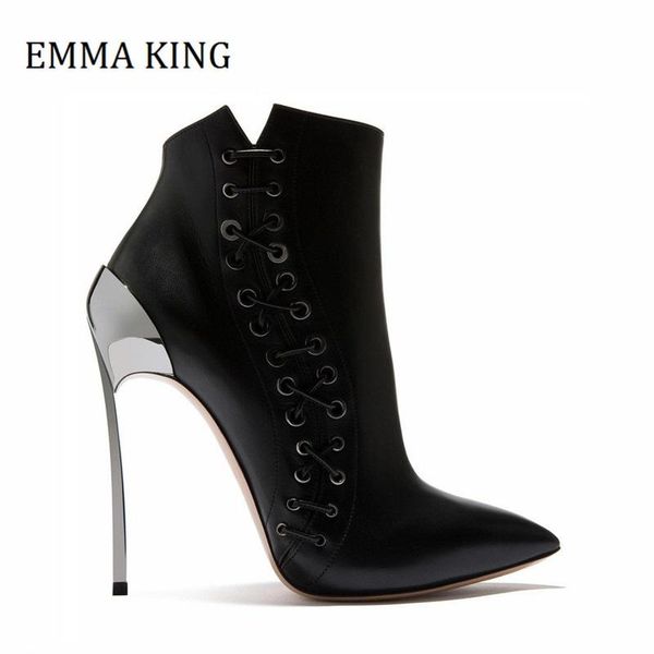 boots 2021 autumn winter women ankle stiletto iron high heels short side lace up decor dress shoes woman botas mujer, Black
boots 2021 autumn winter women ankle stiletto iron high heels short side lace up decor dress shoes woman botas mujer, Black