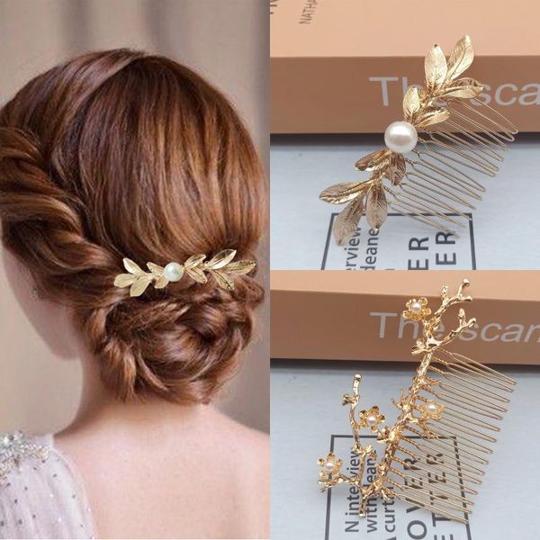 hair clips & barrettes simulated pearl bridal comb for girls ornaments jewelry wedding accessories hairpins, Golden;silver
hair clips & barrettes simulated pearl bridal comb for girls ornaments jewelry wedding accessories hairpins, Golden;silver