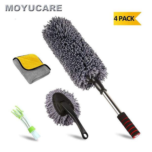 4pcs car duster microfiber cleaning brush with extendable handle multipurpose dust removal for exterior interior home sponge
4pcs car duster microfiber cleaning brush with extendable handle multipurpose dust removal for exterior interior home sponge
