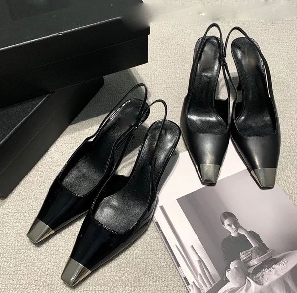 luxury designer women's high heels shoes versatile black square toe french sandals
luxury designer women's high heels shoes versatile black square toe french sandals