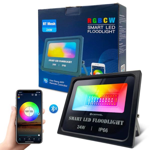 10pcs outdoor smart rgbwc led floodlight 24w with rf remote control dimmable warm white to cool white,bluetooth mesh floodlights
10pcs outdoor smart rgbwc led floodlight 24w with rf remote control dimmable warm white to cool white,bluetooth mesh floodlights
