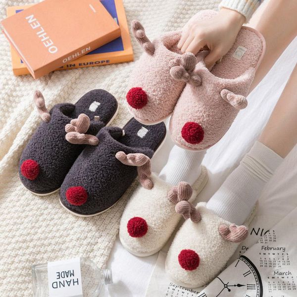 winter home slippers women warm house indoor flat shoes flip flops lovely animal deer female ladies man comfort plush slipper, Black
winter home slippers women warm house indoor flat shoes flip flops lovely animal deer female ladies man comfort plush slipper, Black
