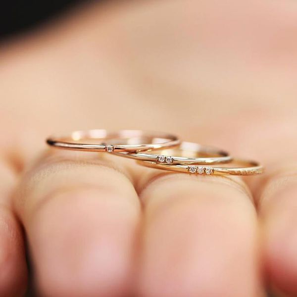 cluster rings 2021 minimal zircon finger for women 3 color 1mm full round thin fashion jewelry slim ring daily gift kcr101m, Golden;silver
cluster rings 2021 minimal zircon finger for women 3 color 1mm full round thin fashion jewelry slim ring daily gift kcr101m, Golden;silver