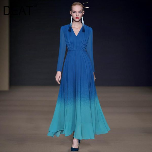casual dresses deat women long sleeve dress blue gradient v collar high waist length elegant office lady style 2021 autumn 15ht373, Black;gray
casual dresses deat women long sleeve dress blue gradient v collar high waist length elegant office lady style 2021 autumn 15ht373, Black;gray