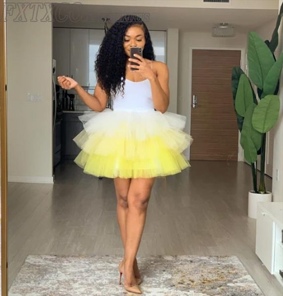 mini yellow and white womens skirts tiered tutu customized short tulle party streetwear mujer faldas, Black
mini yellow and white womens skirts tiered tutu customized short tulle party streetwear mujer faldas, Black