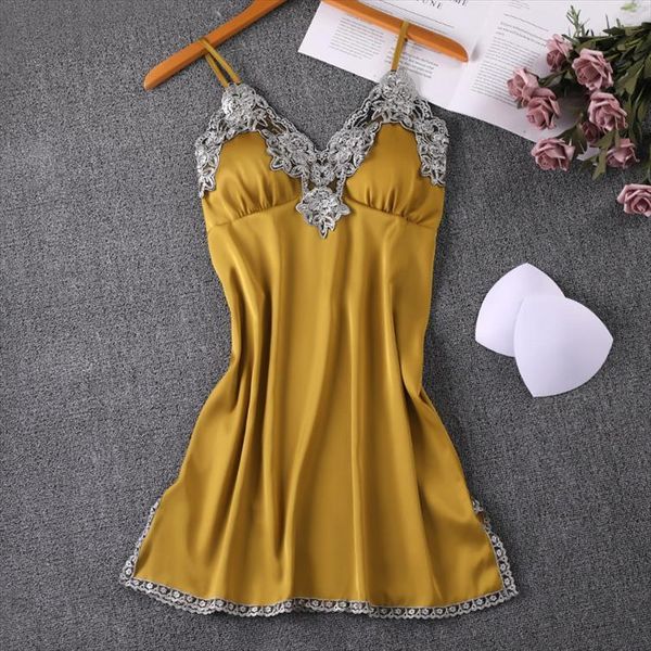 summer femal nightdress yellow nightgown womens sleepwears satin mini home dressing gown intimate lingerie nightwear, Black;red
summer femal nightdress yellow nightgown womens sleepwears satin mini home dressing gown intimate lingerie nightwear, Black;red