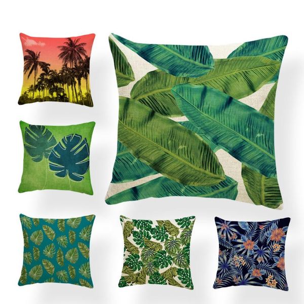 cushion/decorative pillow classic tropical plant cushion set watercolor banana flower palm sofa bedroom decoration cover polyester linen
cushion/decorative pillow classic tropical plant cushion set watercolor banana flower palm sofa bedroom decoration cover polyester linen