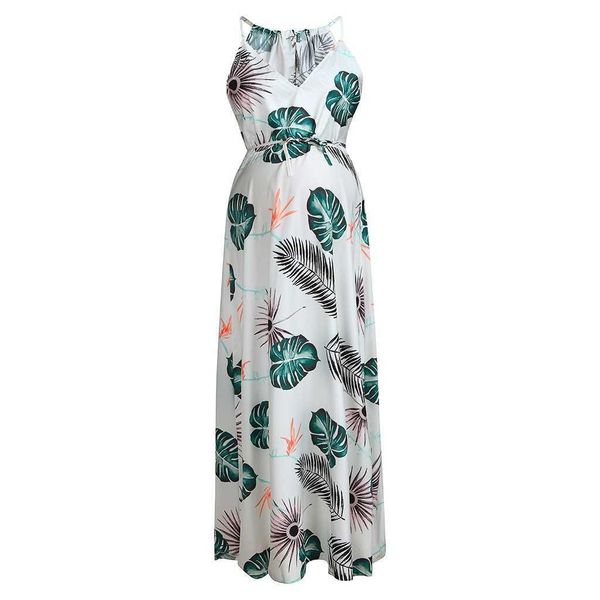 women's maternity dresses sleeveless suspender leaf print dress pregnancy sundress women pregnants fashion soft dresses l4 y0924, White
women's maternity dresses sleeveless suspender leaf print dress pregnancy sundress women pregnants fashion soft dresses l4 y0924, White