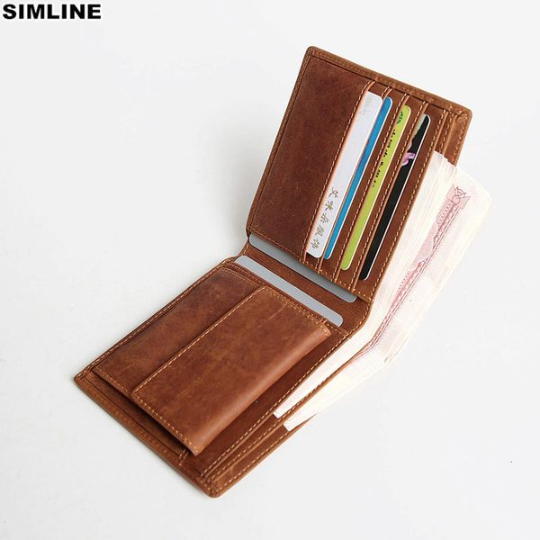 classic wallets simline genuine leather men men's vintage crazy horse cowhide short s purse with coin bag pocket card holder male, Red;black
classic wallets simline genuine leather men men's vintage crazy horse cowhide short s purse with coin bag pocket card holder male, Red;black