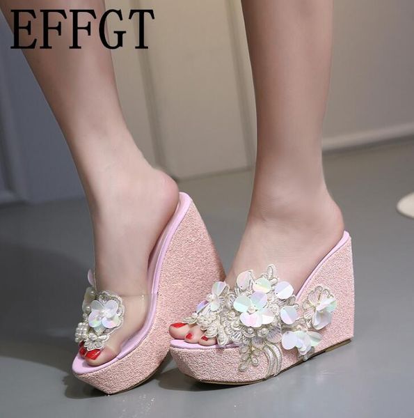 slippers effgt summer slipper beaded flowers platform wedges women fashion flip flops bohemian national style sandals, Black
slippers effgt summer slipper beaded flowers platform wedges women fashion flip flops bohemian national style sandals, Black