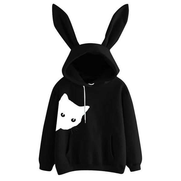 women's hoodies & sweatshirts autumn and winter sweatshirt hoodie all-match personality stitch pp pattern long-sleeved lady women casua, Black
women's hoodies & sweatshirts autumn and winter sweatshirt hoodie all-match personality stitch pp pattern long-sleeved lady women casua, Black