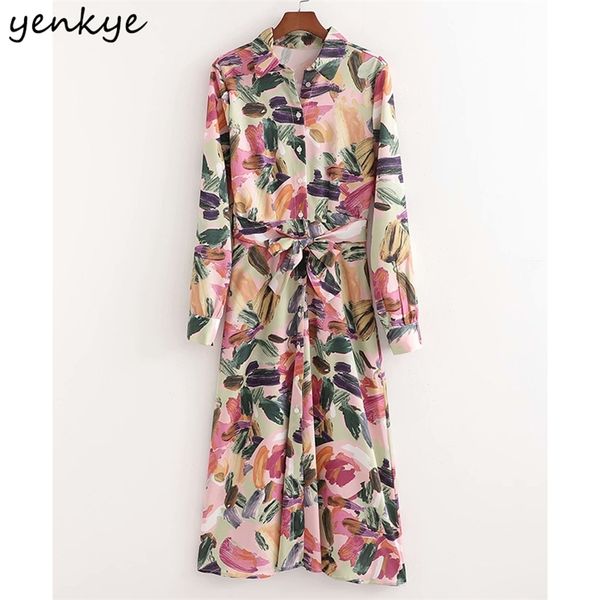vintage multicolor print dress women lapel collar long sleeve sashes a-line casual spring vestido 210514, Black;gray
vintage multicolor print dress women lapel collar long sleeve sashes a-line casual spring vestido 210514, Black;gray