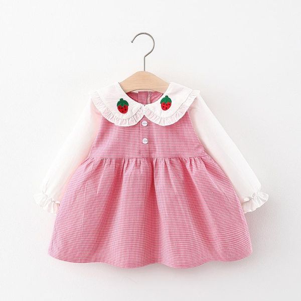 girl's dresses 2021 autumn baby dress girl clothes 1 year birthday princess plaid long sleeve for girls clothing toddler vestidos, Red;yellow
girl's dresses 2021 autumn baby dress girl clothes 1 year birthday princess plaid long sleeve for girls clothing toddler vestidos, Red;yellow