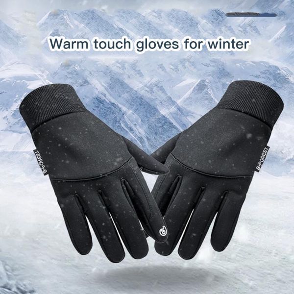 winter gloves windproof warm sports touch screen bicycle riding ski for men women outdoor driving running cycling, Black
winter gloves windproof warm sports touch screen bicycle riding ski for men women outdoor driving running cycling, Black
