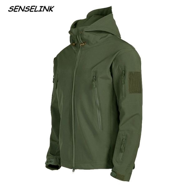 men's jacket military tactical windproof waterproof shark skin soft shell army outdoor hooded bomber streetwear coats men 210811, Black;brown
men's jacket military tactical windproof waterproof shark skin soft shell army outdoor hooded bomber streetwear coats men 210811, Black;brown