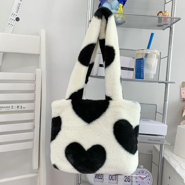 evening bags fashion love heart printing women's plush shoulder bag large capacity ladies winter furry handbags female faux fur tote
evening bags fashion love heart printing women's plush shoulder bag large capacity ladies winter furry handbags female faux fur tote