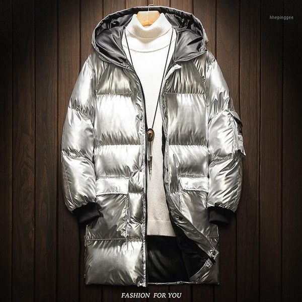 Men's Down & Parkas winter coat of men in long the shiny silver handsome thickening trend cotton-padded clothes cotton clothing1 U2CA, Black
Men's Down & Parkas winter coat of men in long the shiny silver handsome thickening trend cotton-padded clothes cotton clothing1 U2CA, Black