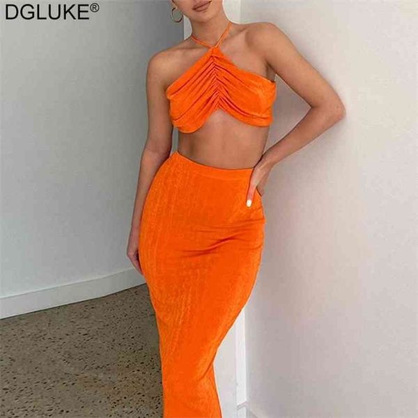 halter crop and skirt set women outfits summer dress sets cami two piece set skirt elegant party club outfits 210730, White
halter crop and skirt set women outfits summer dress sets cami two piece set skirt elegant party club outfits 210730, White