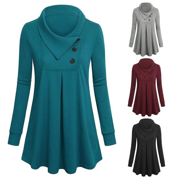 women's blouses & shirts fashion buttons knitted tunic blouse sweater oversize casual winter ladies female women long sleeve shirt blu, White
women's blouses & shirts fashion buttons knitted tunic blouse sweater oversize casual winter ladies female women long sleeve shirt blu, White