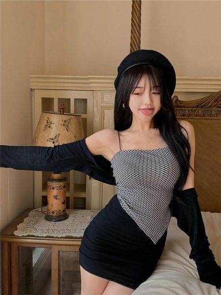camisoles & tanks bra small suspender vest for women to wear outside in summer, belly pocket style pure short with inside, Black;white
camisoles & tanks bra small suspender vest for women to wear outside in summer, belly pocket style pure short with inside, Black;white