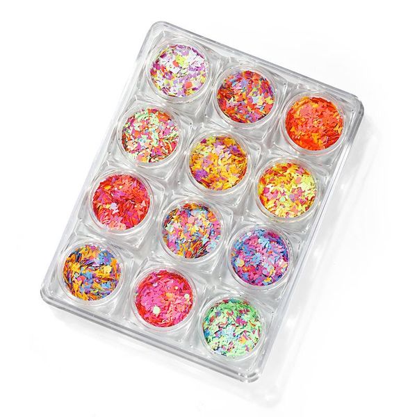 12pcs/set colorful nail butterlfy confetti glitter sequins fluorescence sparkly flakes for gel polish manicure slices, Silver;gold
12pcs/set colorful nail butterlfy confetti glitter sequins fluorescence sparkly flakes for gel polish manicure slices, Silver;gold