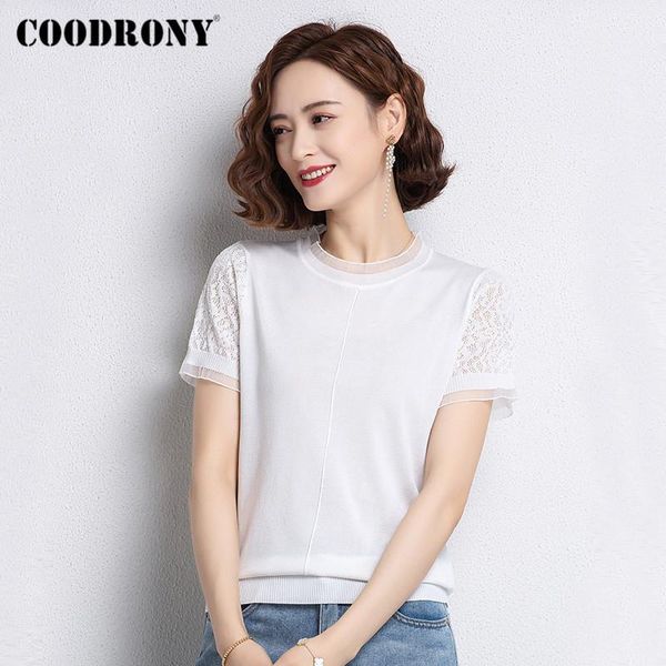 brand summer elegant fashion female knitted thin t-shirts business casual women's short sleeve soft slim w5026s t-shirt, White
brand summer elegant fashion female knitted thin t-shirts business casual women's short sleeve soft slim w5026s t-shirt, White