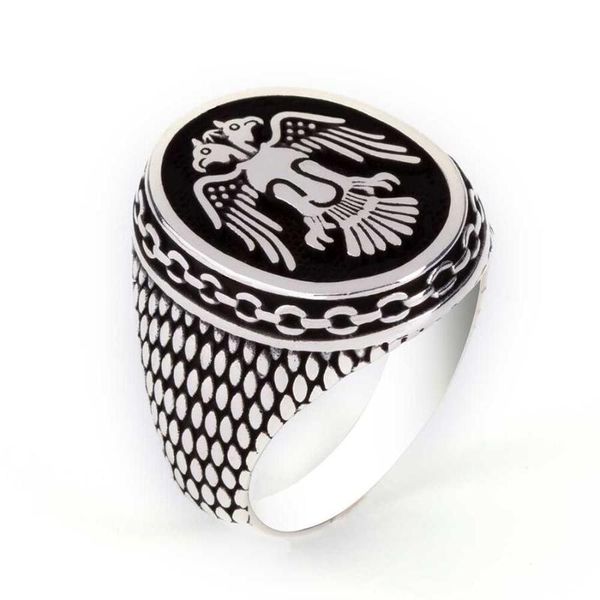 men handmade silver ring with chain animal eagle motif, seljuk empire ring, made in turkey, solid 925 sterling cluster rings, Golden;silver
men handmade silver ring with chain animal eagle motif, seljuk empire ring, made in turkey, solid 925 sterling cluster rings, Golden;silver