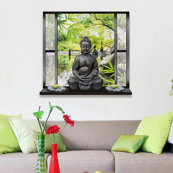 wall stickers 1pc 3d removable for kids room decoration accessories simulation buddha landscape home bedroom 50*70cm
wall stickers 1pc 3d removable for kids room decoration accessories simulation buddha landscape home bedroom 50*70cm