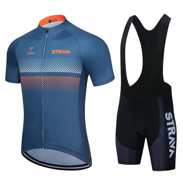racing sets 2021 strava men cycling jersey summer breathable bicycle clothing road riding bike clothes short sleeve sports set, Black;blue
racing sets 2021 strava men cycling jersey summer breathable bicycle clothing road riding bike clothes short sleeve sports set, Black;blue