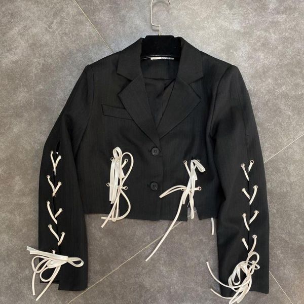 spring autumn long sleeve notched collar lace up short jacket women vintage retro gothic goth blazer coat cropped women's suits & blaz, White;black
spring autumn long sleeve notched collar lace up short jacket women vintage retro gothic goth blazer coat cropped women's suits & blaz, White;black
