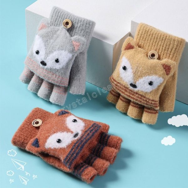 cartoon fox baby gloves winter autumn warm knitted half-finger flip gloves for girl boy outdoor windproof kids children mittens, White
cartoon fox baby gloves winter autumn warm knitted half-finger flip gloves for girl boy outdoor windproof kids children mittens, White